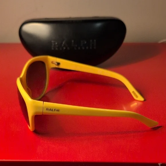 Ralph Lauren Yellow Sunglasses - Picture 2 of 4